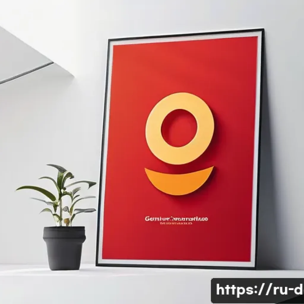 디지털아트 포스터 디자인 기법 - A vibrant advertising poster design featuring bold, contrasting colors like deep reds and bright ora...